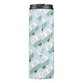 ヴィンテージレトロキャンパートレーラー（青） タンブラー (裏面)