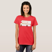 ヴィンテージレトロキャンパーモーターホームRV Tシャツ (正面フル)