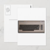 ヴィンテージレトロキーボード？ ポストカード (正面/裏面)