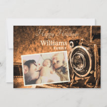 ヴィンテージレトロクラシックカメラ素朴カスタムな家族