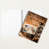 ヴィンテージレトロクラシックカメラ素朴カスタムな家族 プランナー手帳 (ディスプレー)