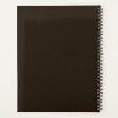 ヴィンテージレトロクラシックカメラ素朴カスタムな家族 プランナー手帳 (裏面)