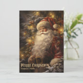 ヴィンテージレトロクラシックサンタクロースの森 シーズンカード (スタンド正面)