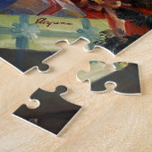 ヴィンテージレトロクリスマスイブピンナップ ジグソーパズル (側面)