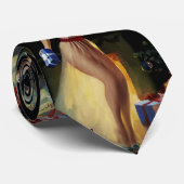 ヴィンテージレトロクリスマスイブピンナップ ネクタイ (ロール)