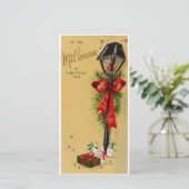 ヴィンテージレトロクリスマスイルマン シーズンカード (スタンド正面)