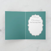 ヴィンテージレトロクリスマスエンジェル追加文字カード シーズンカード (内部)