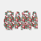 ヴィンテージレトロクリスマスオーナメントと雪 フェイバーボックス (折り畳みなし)