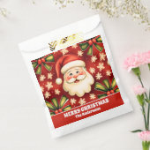 ヴィンテージレトロクリスマスサンタクロースアンドボウズ フェイバーバッグ (封をした状態)