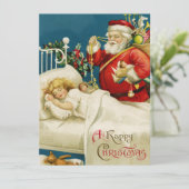 ヴィンテージレトロクリスマスサンタデリバリ シーズンカード (スタンド正面)