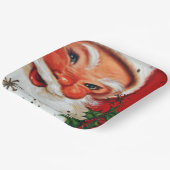 ヴィンテージレトロクリスマスサンタトインデアパーティープレート ペーパープレート (傾斜あり)