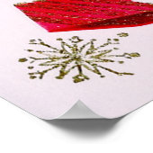 ヴィンテージレトロクリスマスサンタプレゼントポスター ポスター (角)