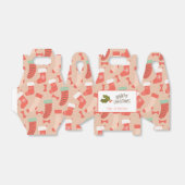 ヴィンテージレトロクリスマスストッキング フェイバーボックス (折り畳みなし)