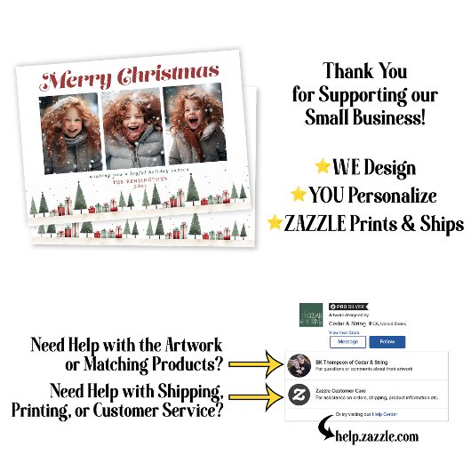 ヴィンテージレトロクリスマスツリーギフトホリデーフォト シーズンカード