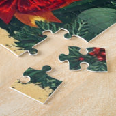 ヴィンテージレトロクリスマステキサス州と恋 ジグソーパズル (側面)