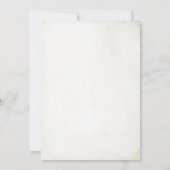 ヴィンテージレトロクリスマスディナープレート招待状 招待状 (裏面)