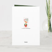 ヴィンテージレトロクリスマストナディアホリデー追加文字 シーズンカード (裏面)