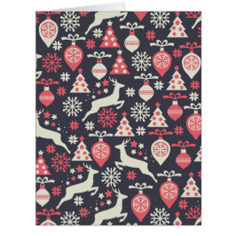 ヴィンテージレトロクリスマスパターン