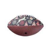 ヴィンテージレトロクリスマスパターン アメリカンフットボール (回転270)