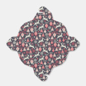 ヴィンテージレトロクリスマスパターン フェイバーボックス (折り畳みなし)