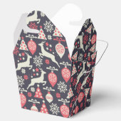 ヴィンテージレトロクリスマスパターン フェイバーボックス (オープン)