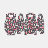 ヴィンテージレトロクリスマスパターン フェイバーボックス (折り畳みなし)