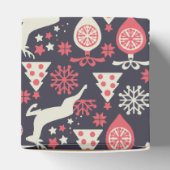 ヴィンテージレトロクリスマスパターン フェイバーボックス (上部)