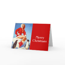 ヴィンテージレトロクリスマスピンアップガール