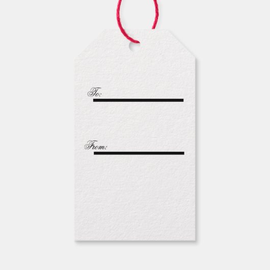 ヴィンテージレトロクリスマスプレゼントラベル – 居心地の良い暖炉 ギフトタグ (裏面)