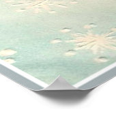 ヴィンテージレトロクリスマスベルズホリディポスター ポスター (角)