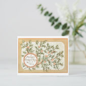 ヴィンテージレトロクリスマスホリデーグリーティングPOSカード シーズンポストカード (スタンド正面)