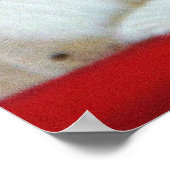 ヴィンテージレトロクリスマスホリデーサンタポスター ポスター (角)