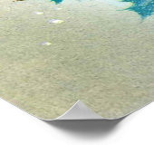 ヴィンテージレトロクリスマスホリデーランプのポスター ポスター (角)