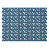 ヴィンテージレトロクリスマスボーイ テーブルクロス (正面(横))