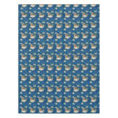 ヴィンテージレトロクリスマスボーイ テーブルクロス (正面)