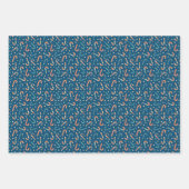 ヴィンテージレトロクリスマス ラッピングペーパーシート (正面)