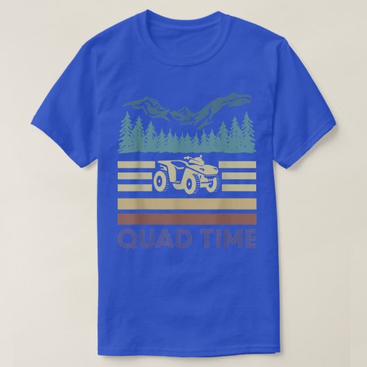ヴィンテージレトロクワッドタイム1408 Tシャツ (デザイン正面)