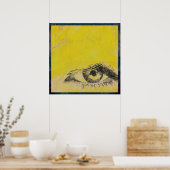 ヴィンテージレトログラマーポップ・アートのアイアートポスター ポスター (キッチン)