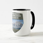 ヴィンテージレトログランドテトンナショナルパーク マグカップ (正面右)