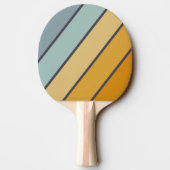 ヴィンテージレトログラードはっきりした虹 卓球ラケット (裏面)