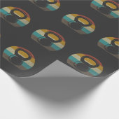 ヴィンテージレトロケトルベルジムトレーニング ラッピングペーパー (角)