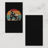 ヴィンテージレトロゴリラ 名刺 (正面/裏面)