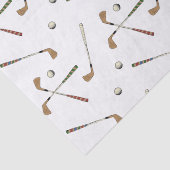 ヴィンテージレトロゴルフクラブボールパターン 薄葉紙 (詳細)