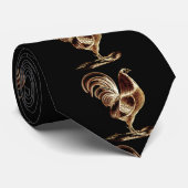 ヴィンテージレトロゴールデンオウスターライトデザイン ネクタイ (ロール)