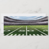 ヴィンテージレトロサッカーチケットスポーツバースデーパーティー 招待状 (裏面)