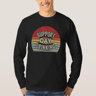 ヴィンテージレトロサポートデイアルコールウイスキー Tシャツ