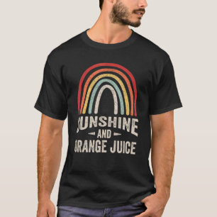 ヴィンテージレトロサンシャインとオレンジジュース夏1 Tシャツ