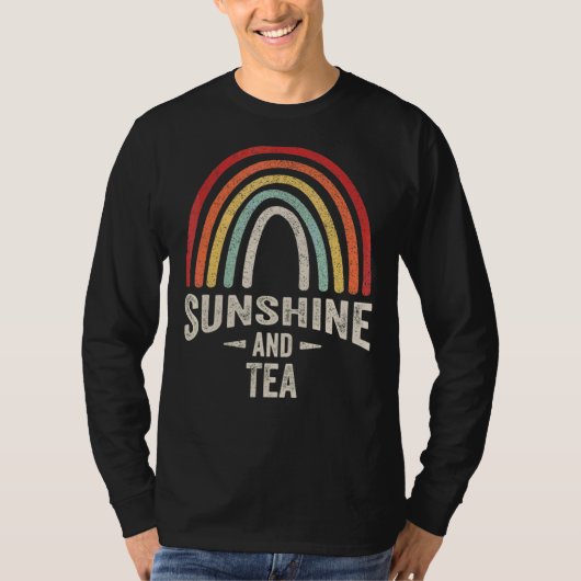 ヴィンテージレトロサンシャインアンドティーサマー1 Tシャツ (正面)