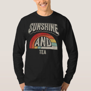 ヴィンテージレトロサンシャインアンドティーサマー Tシャツ