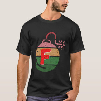 ヴィンテージレトロサンセットおもしろい背景皮肉F- Tシャツ